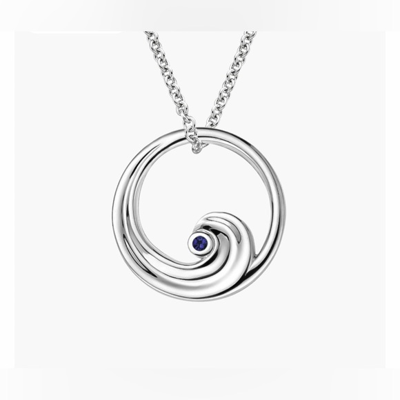 brilliant earth Jewelry - Brilliant Earth Wave Sapphire Pendant